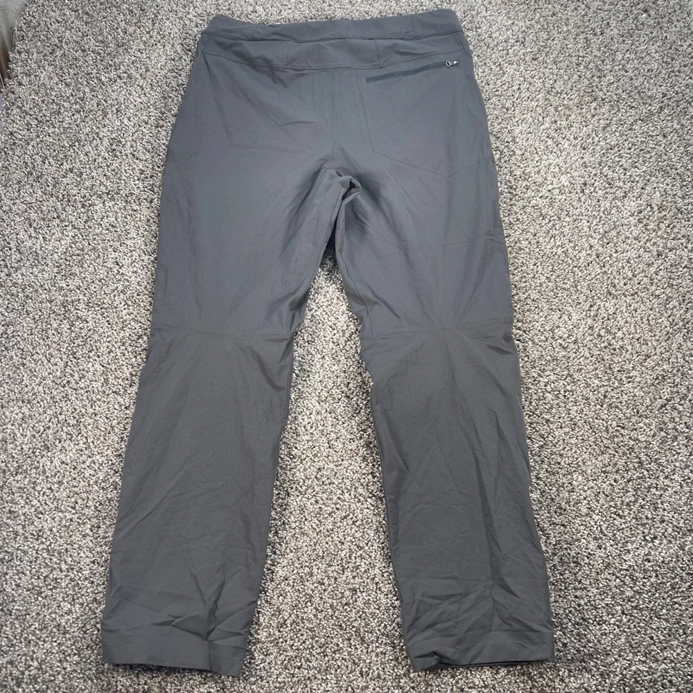REI Co-op Men's Hiking Pants 34x30 Gray Stretch Nylon Technical Trail Trousers